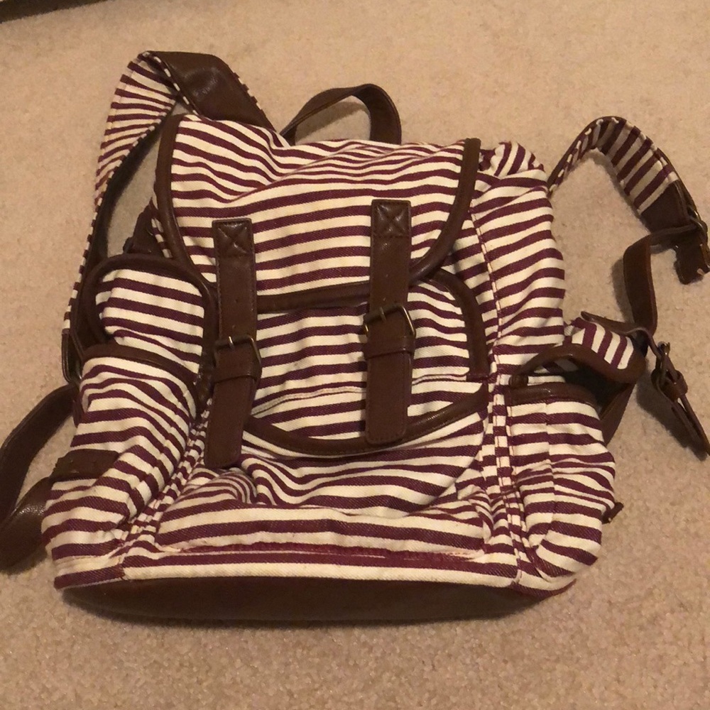 Stripped Backpack